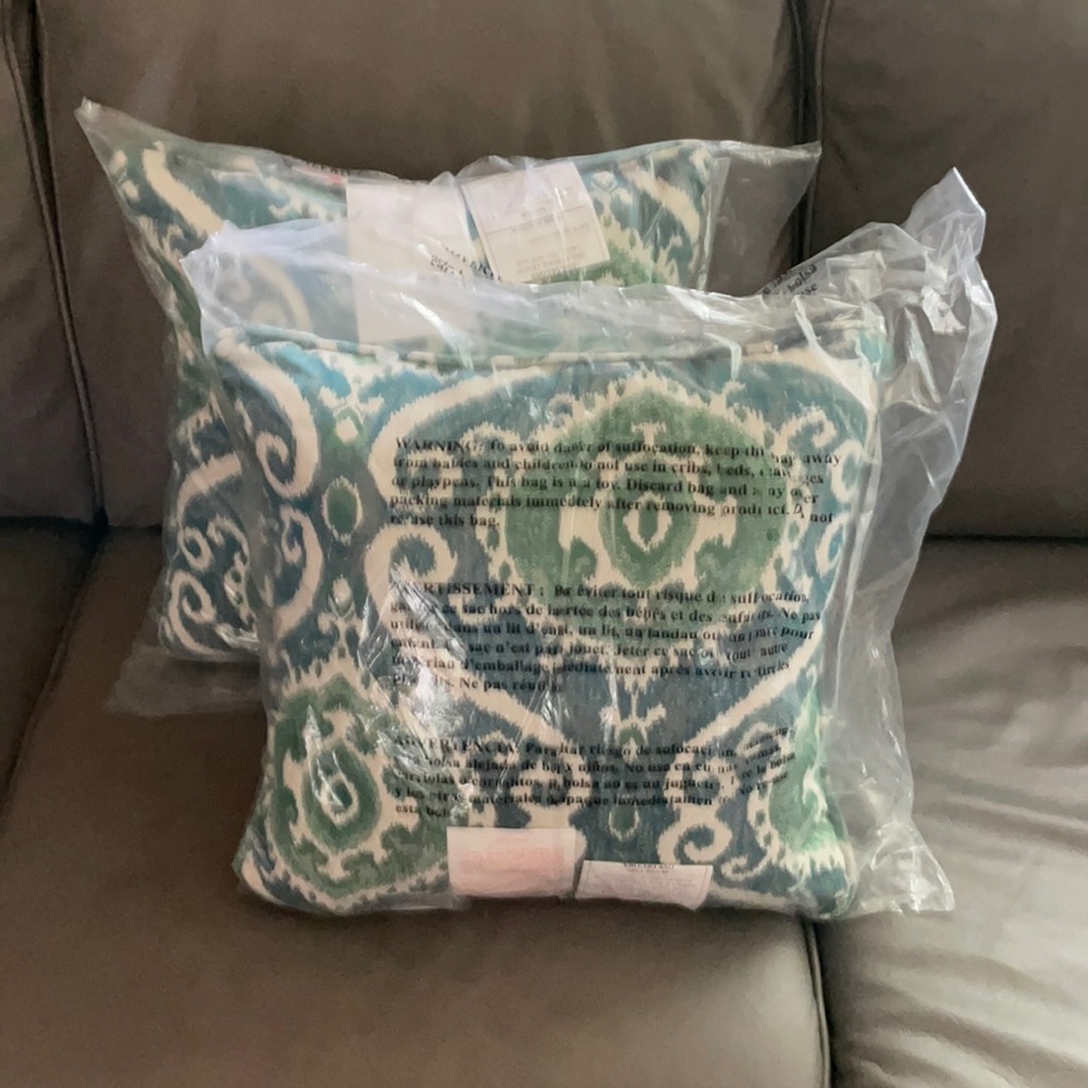 2 Sunbrella Pillows